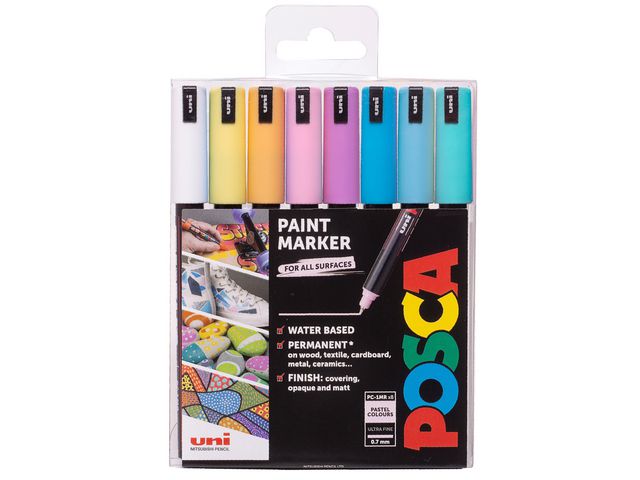 Paintmarker UNI Posca PC-1MR pastel (8)