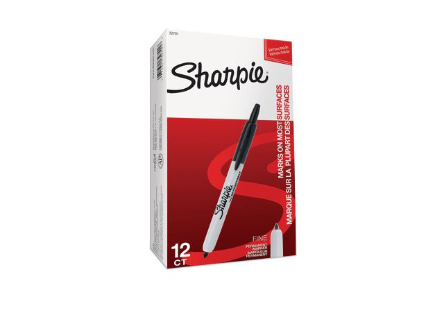 Merkepenn SHARPIE RT permanent F sort