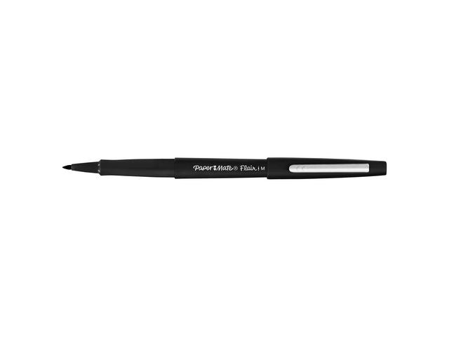 Fiberpenn PAPERMATE 0,7mm sort (30+6)