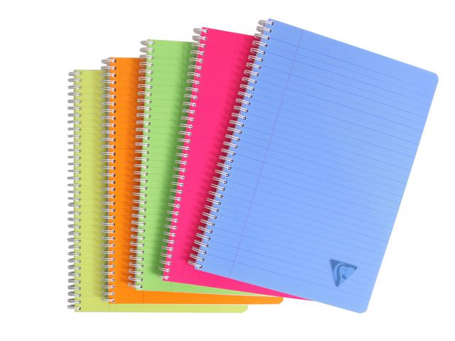 Notatbok CLAIREFONTAINE Linicolor A4 lin