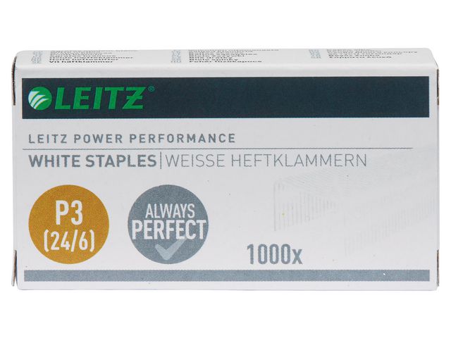 Heftestift LEITZ 24/6 hvit (1000)