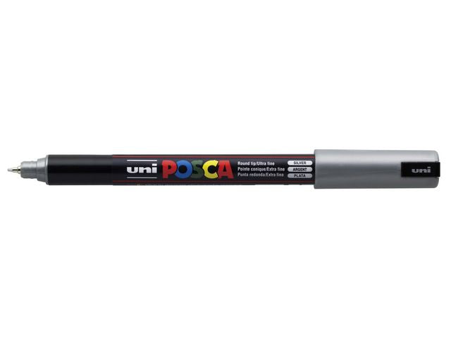 Paintmarker UNI Posca PC-1MR sølv