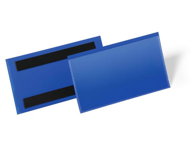 Etikettholder DURABLE 150x67 mag blå(50)