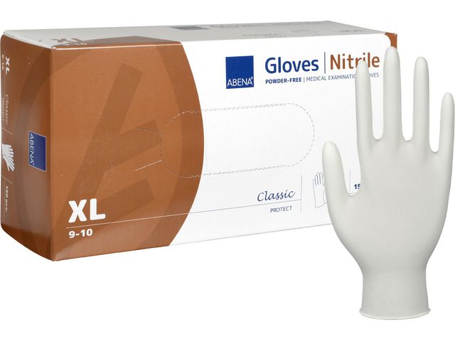 Nitrilhanske ABENA CP pf XL hvit(150)