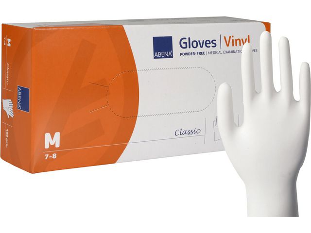 Vinylhanske ABENA Classic pf M klar(100)