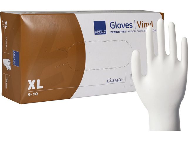 Vinylhanske ABENA Classic XL klar (100)