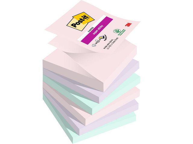 Notatblokk POST-IT SSZN 76x76 Soulful(6)