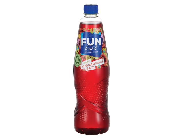 Saft FUN LIGHT husholdning u/sukker 0,8L