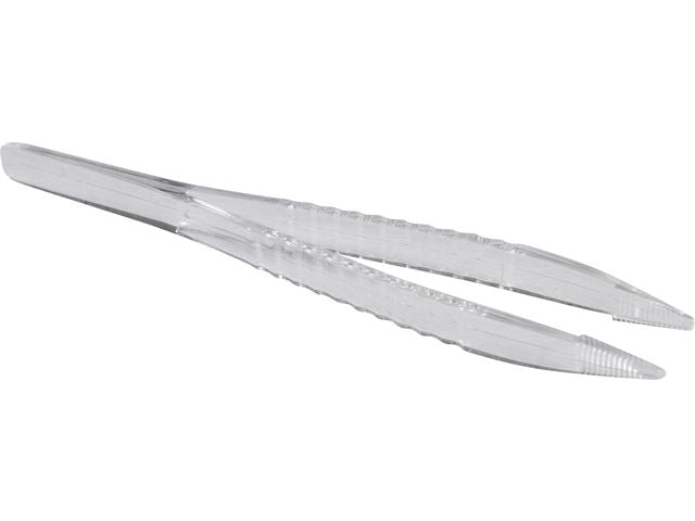 Pinsett engangs steril 12cm klar (50)