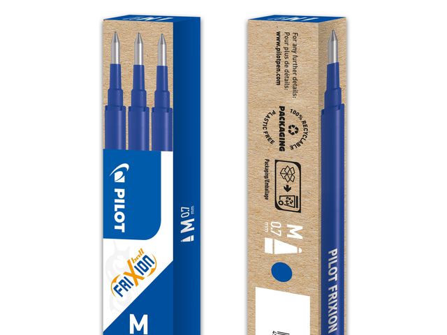 Refill PILOT Frixion 07 blå (3)