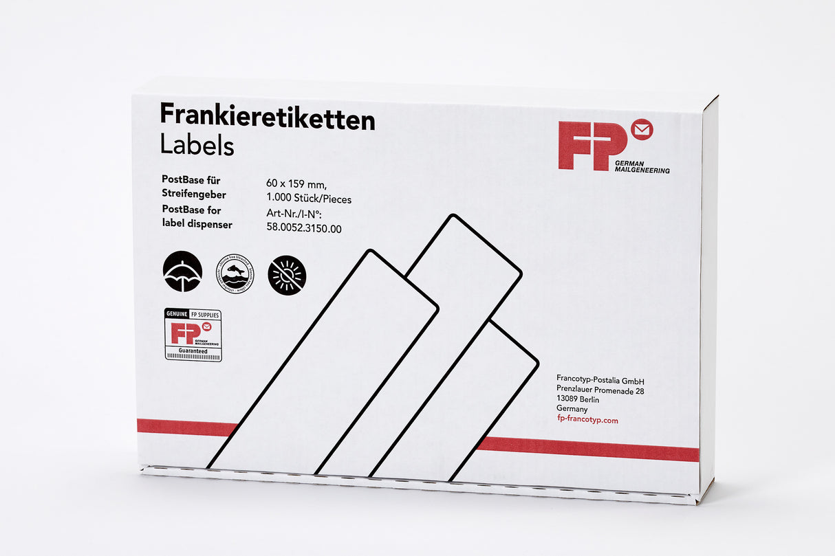 Frankeringsetiketter for PostBase