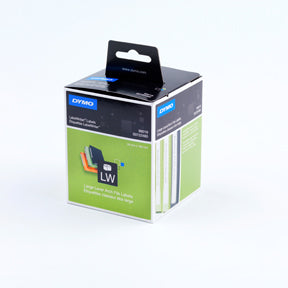 Dymo Etiketter Brevordnere 59x190 Permanent hvite (110)