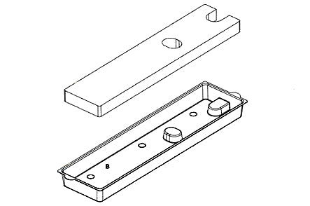 Blekkoppsamler/filter til Frankeringsmaskin Connect+